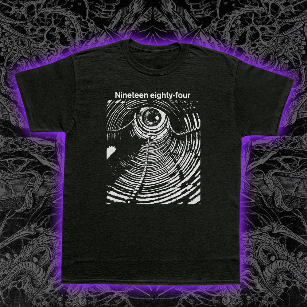 George Orwell 1984 T-Shirt Dystopian Big Brother Totalitarian Political Fiction Unisex T-Shirt XXXXL