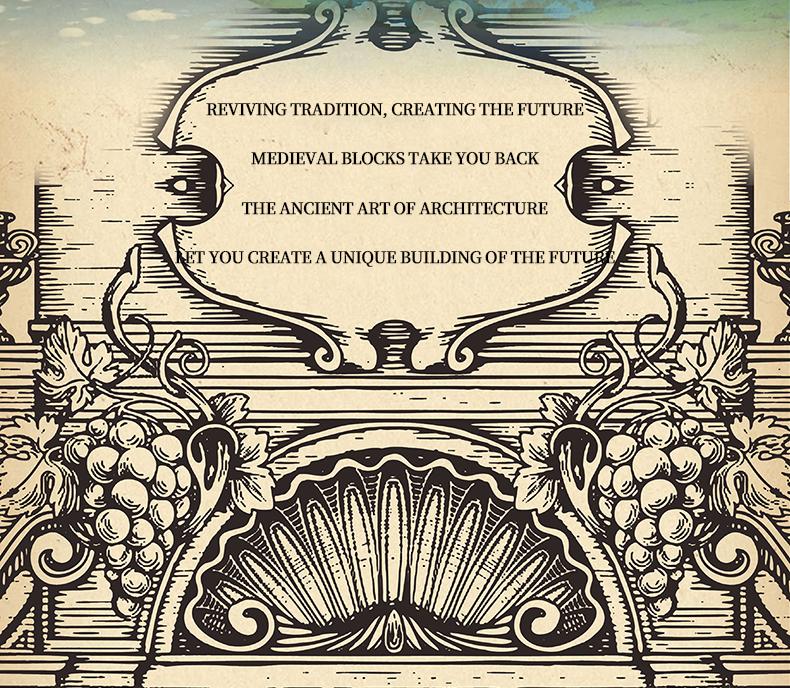 1749PCS Medieval Manor House Building Blocks Forest Hut Town Landscape Model Assembly Bricks Set With Figures Kids DIY Toy Gifts