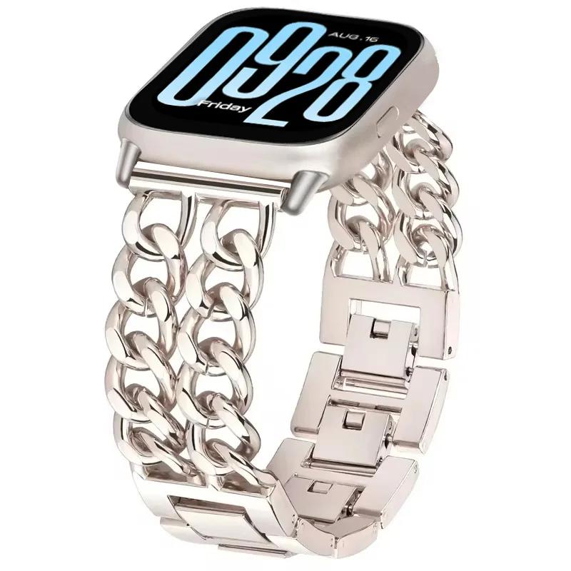 20mm 22mm Luxury Metal Watchbands For Redmi Watch 5 Active/Lite/Xiaomi Watch S4 Bracelet Galaxy 7 6 5 4 Classic Correa Wristband