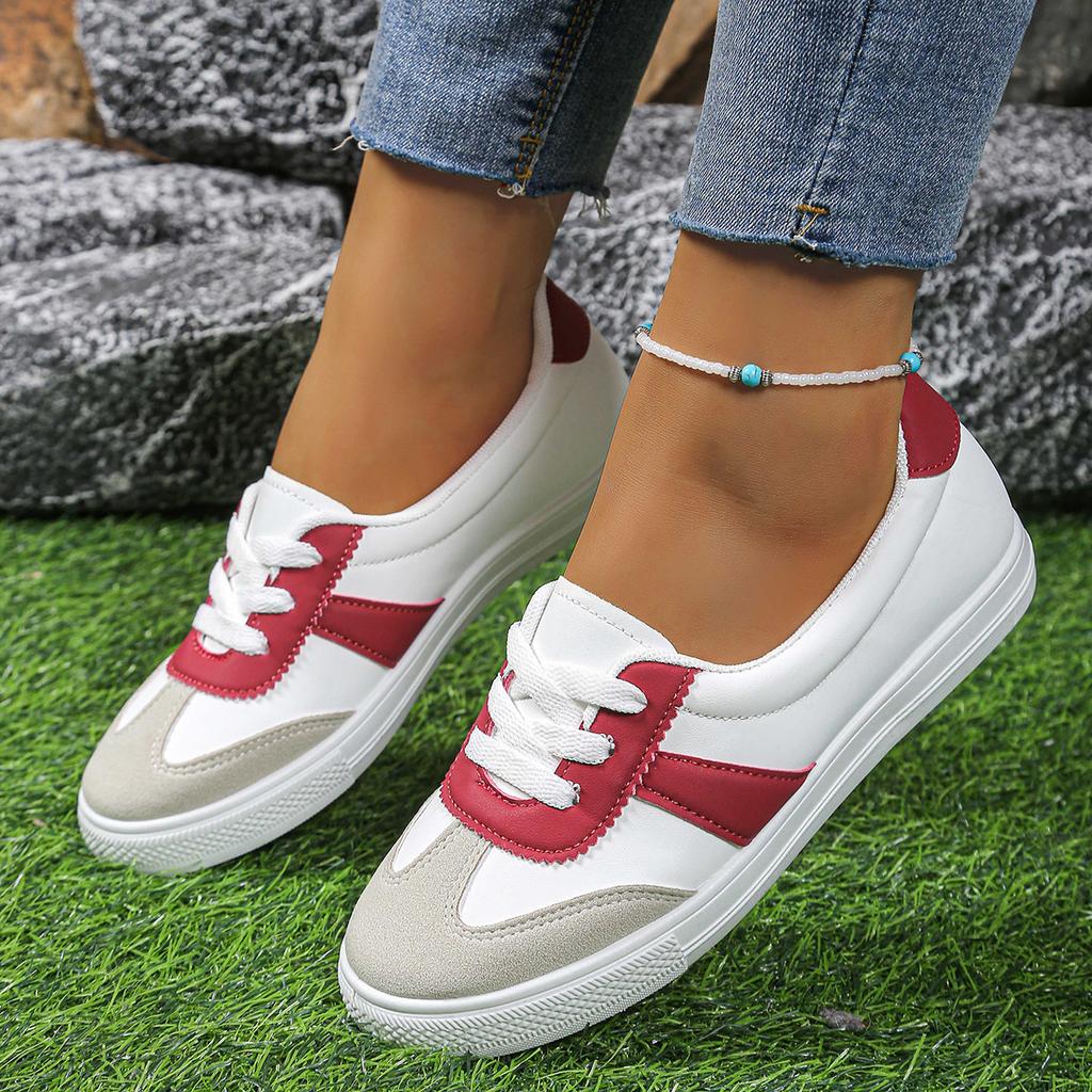 Little White Shoes Women's 2025 Summer New Korean Version of Comfortable Women's Shoes Shallow Mouth Versatile Casual Breathable Lightweight Sports