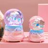 Creative Rotating Unicorn Crystal Ball Music Box with Luminous Snowfall
