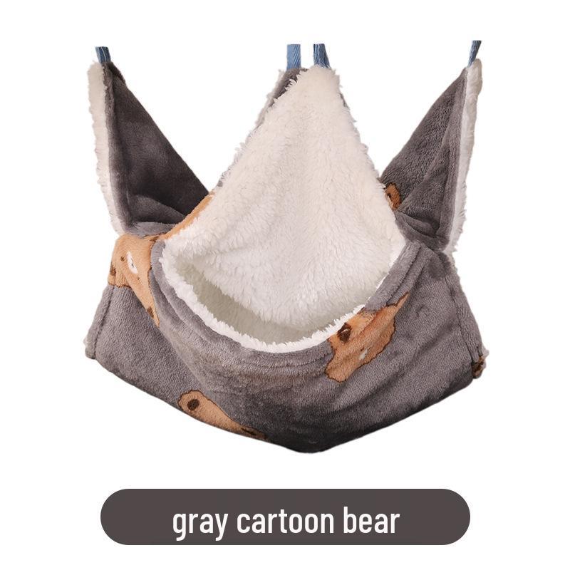 Small Pet Hammock: Cozy Autumn/Winter Sleep Sack for Sugar Gliders, Hamsters, and Squirrels