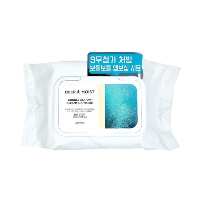 LACVERT Deep & Moist Double Action Cleansing Tissues, 80 Sheets (14863052)