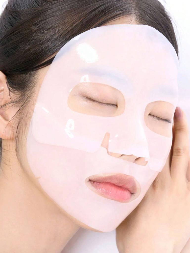 NUMBUZIN No. 2 Rose PDRN Collagen Wrapping Overnight Film Pack (5 Sheets), Hydrating Facial Mask, Rose Infused, 5 Sheets Per Pack, Korean Skincare