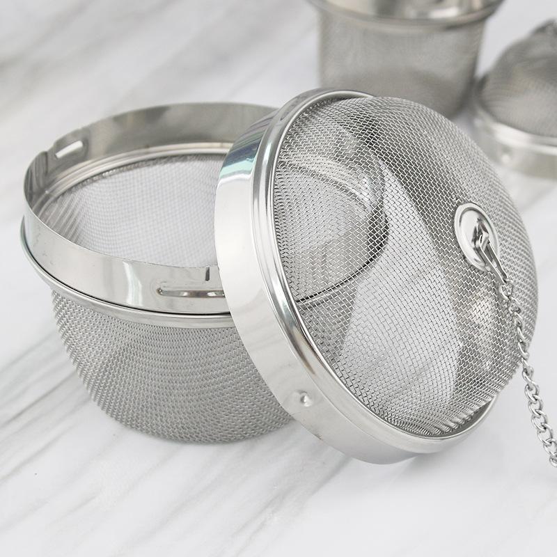 304 Stainless Steel Seasoning Ball Tea Spacer Flavour Treasure Rotating Tea Filter Stew Ingredients Ball Stainless Steel Flavour Treasure