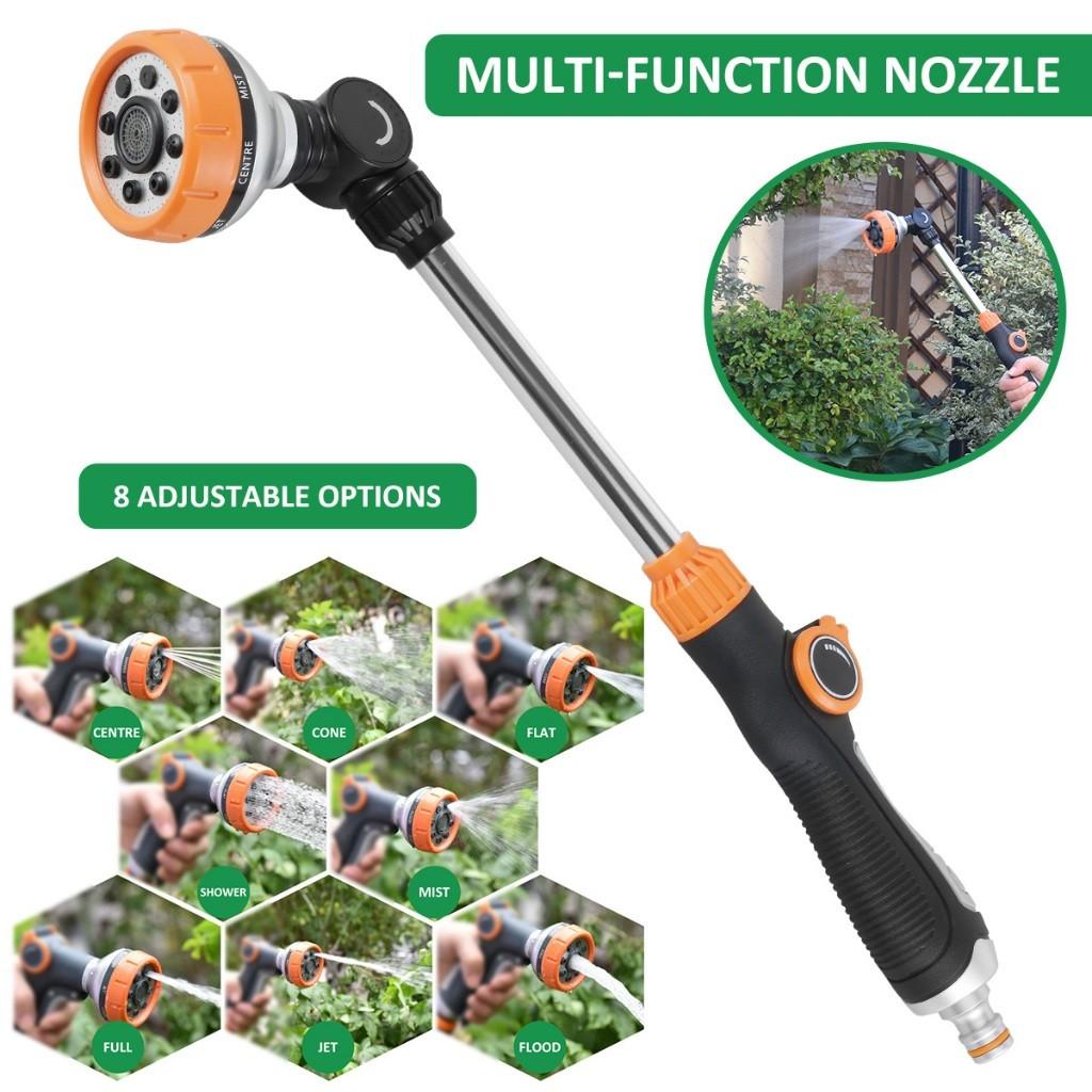 Telescopic Watering Spray Irrigation Tools Portable Electric Garden Sprayer Yard Lawn USB Rechargeable Plant Spray Mister