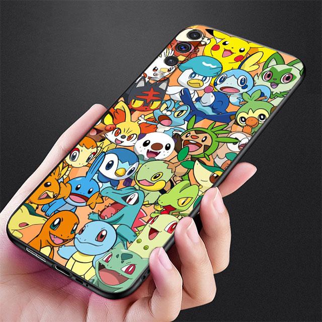 Case For Samsung Galaxy Note 20 Ultra 10 Plus A50 A70 A20 A30 A20 A20e A03 A04 A05 A10 Soft Phone Cover Pikachu Pokemon Cartoon