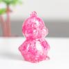 Zodiac Chicken Resin Craft Figurine With Crystal Filling For Home Decor And Gifting