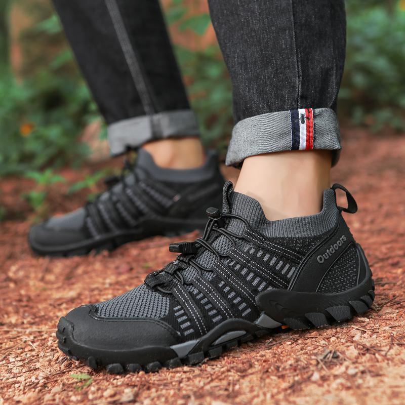 Fashion Pure Stream Shoes Outdoor Casual Climbing Hiking Fishing Shoes Wading Water Camping Thick Sole Mesh Breathable Wading Men Women