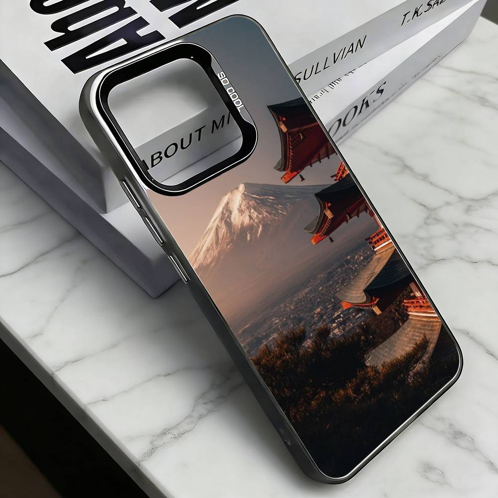 Mount Fuji, Japan  Phone Case For iPhone 17,16,15,14,13,12,11 Plus,Pro Max,XS,Colorful Silver Phone case Funda Cover