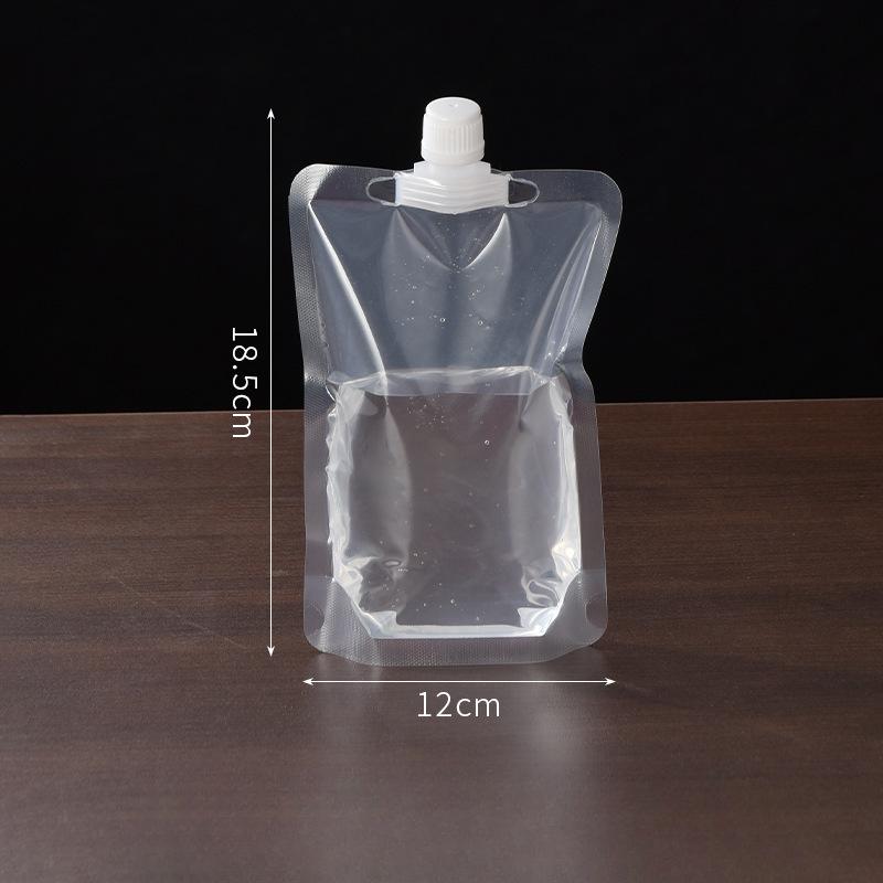5-зерновый мешок для хранения влагонепроницаемый герметичный мешок сумка для хранения пищевых продуктов портативный прозрачный всасывающий патрубок 500g 12185cm прозрачный 568₽