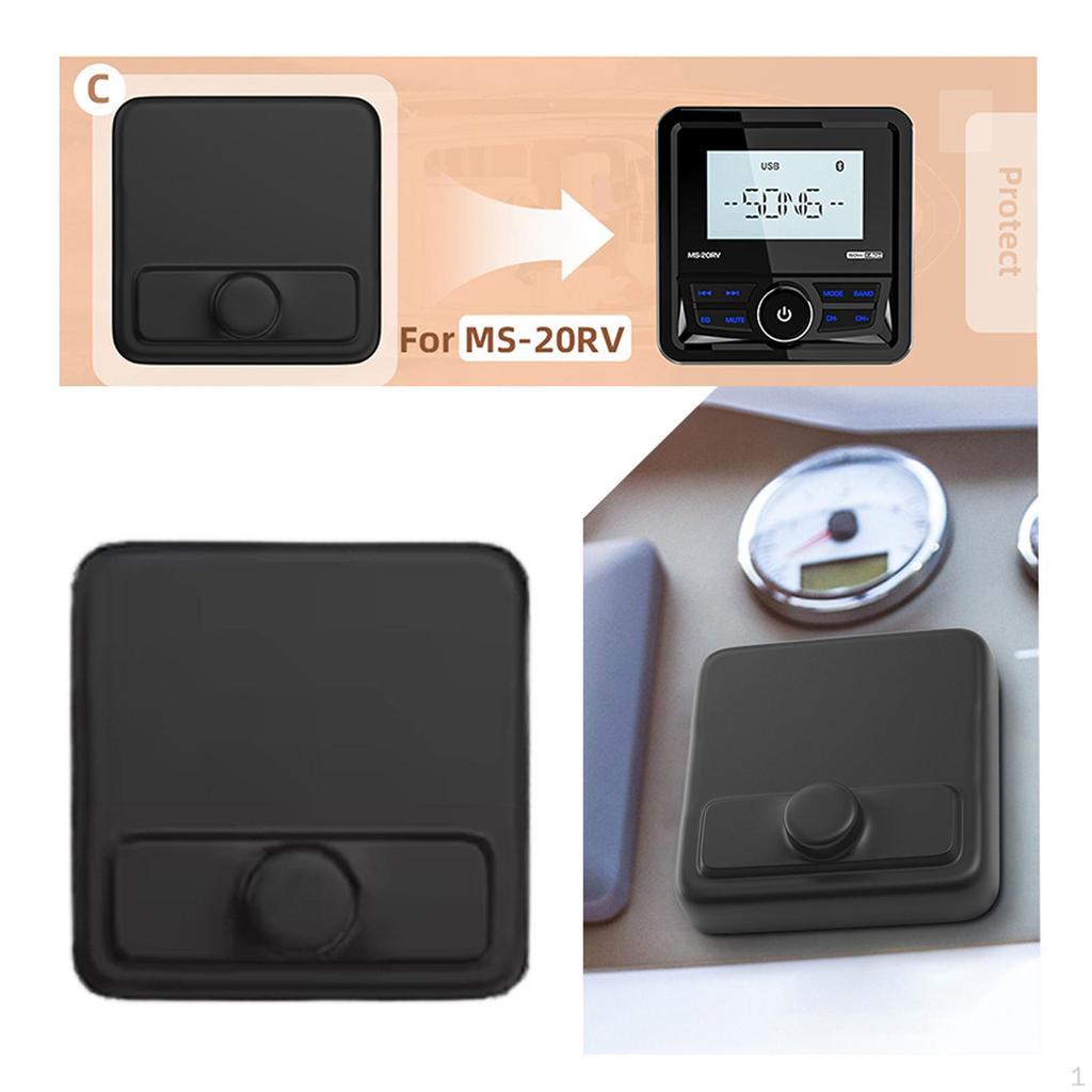 Marine Radio Cover Accessory Easy to Install, Durability Silicone Direct Replaces Protection
