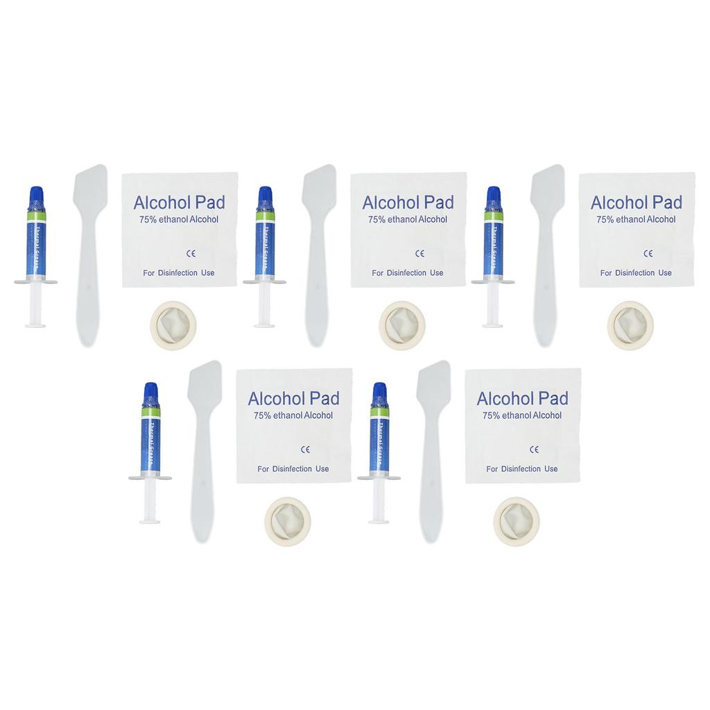 5 ks Teplovodivá pasta 4,55Wm.k Bez kovu Bezpečná Silná přilnavost Teplovodivá pasta pro CPU GPU