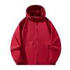 Waterproof Windproof Hooded Jacket for Couples - Breathable & Lightweight for Spring/Autumn Outdoor Activities