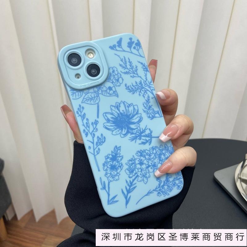 The new flowers and plants are suitable for Apple 15 mobile phone case iphone12promax 14/13/11/XSMAX pupil eye 16