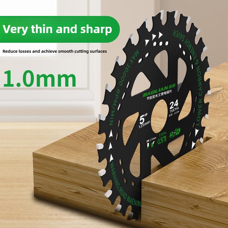 Baolian Lithium Battery Saw Blade Woodworking Alternating Tooth 4/5/6 Inch Cutting Machine Circular Saw Blade Energy Saving Type