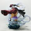 20cm One Piece Anime Model Monkey D. Luffy Gear 4 Model Dolls Action Figurine Gk Luffy Statue Decor Collect Kids Boy Toy Gift