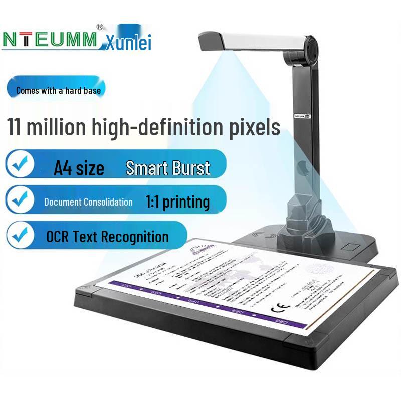 Xunlei 20MP High-Speed Document Scanner for A3/A4, Office & Teaching Use
