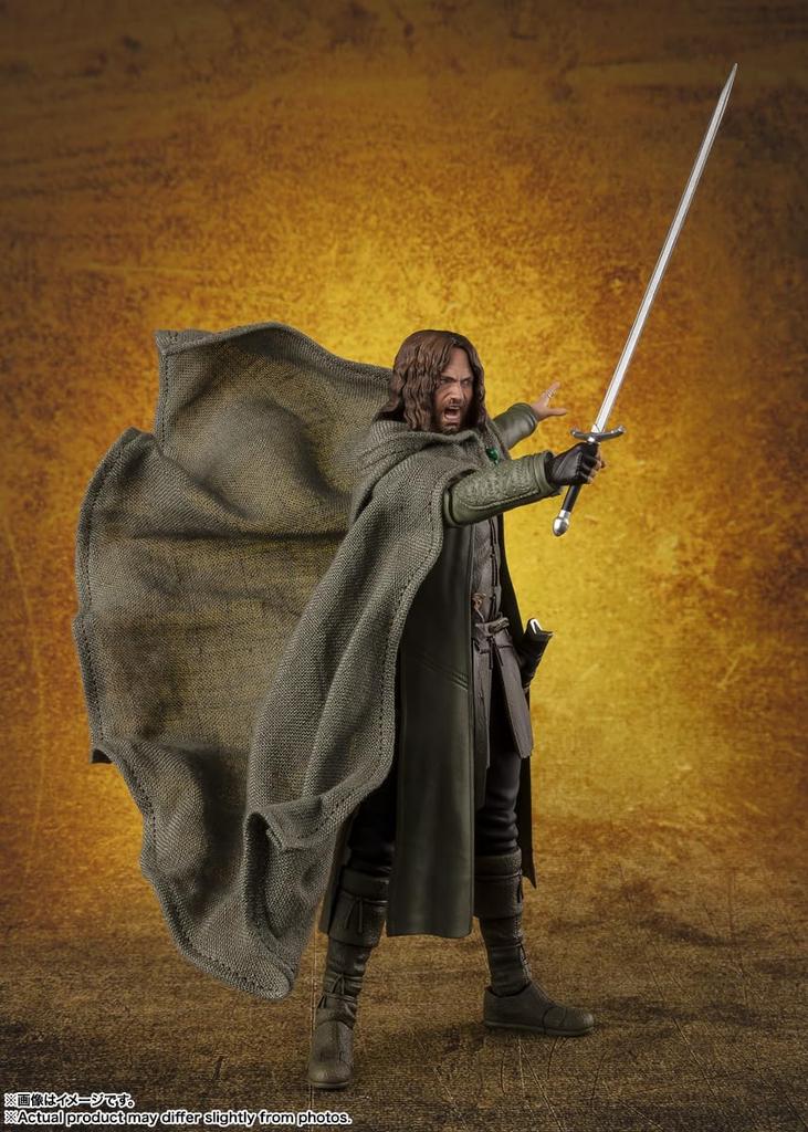 TAMASHII NATIONS Aragorn of the 155mm PVC ABS Cloth Painted Movable Figure S.H.Figuarts (Lord Rings) Approx. & &