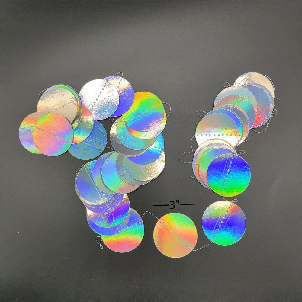 Disco-Themed Fantasy Birthday Party Paper Flower Wall Decoration