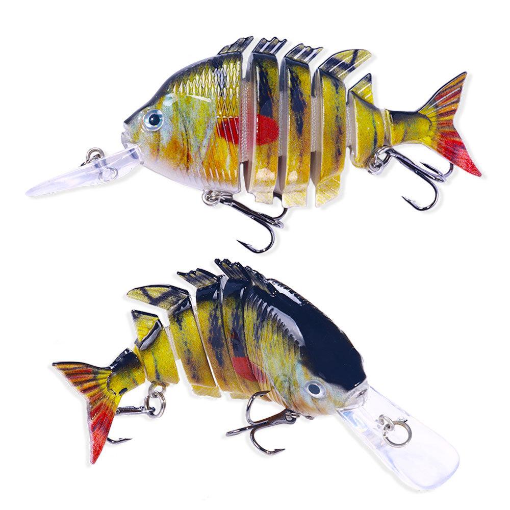 Multi-section Fish Lure Set10cm16.5gBionic Bait Special for Bass and Pike Lure Fishing Gear 10cm-16.5g- 6