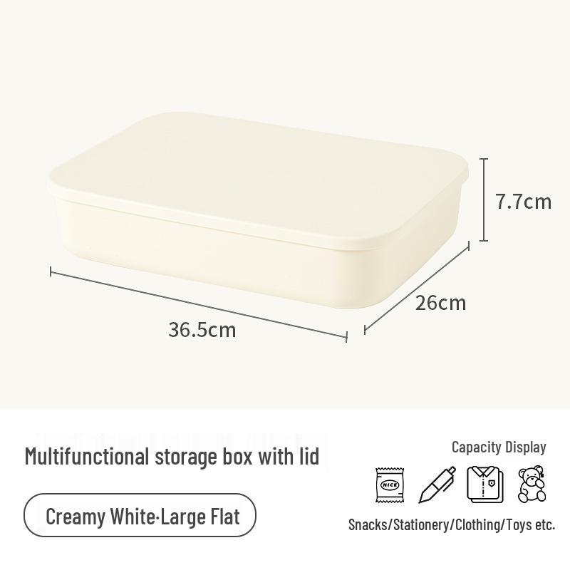 Stapelbarer Kunststoff-Aufbewahrungsbehälter für Haushalt, Wohnzimmer, Schlafzimmer, Studentenwohnheim - Spielzeug-Organizer