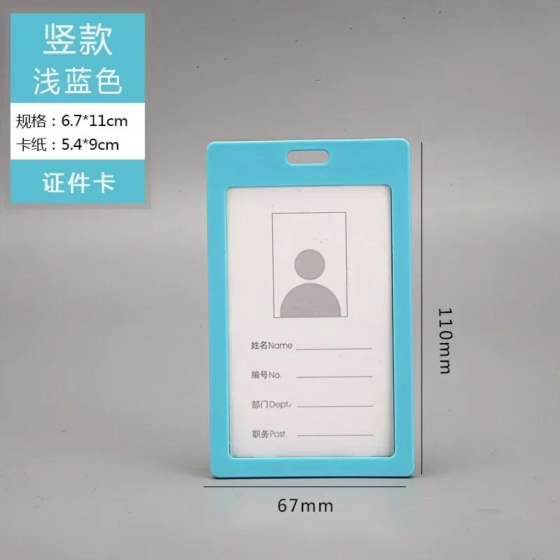 1PC Candy Color ID Credit Card Holder Badge Holder Bank Cards Protector Card Covers Student Bus Card Case Cards Sleeve