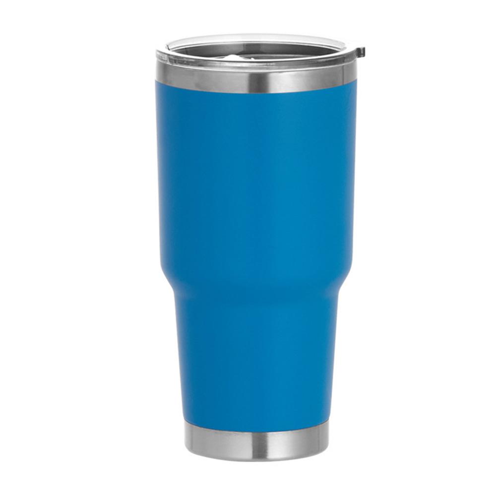 30 Oz Vacuum Flask Travel Mug Tumbler Double Wall Insulation Cup Hot & Cold Water Bottle with Flip Lid Colorful for Car Holder