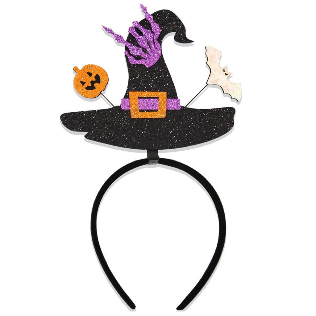 Witch Halloween Headwear Headband Photo Props Party Cosplay Costumes Dancing Party Skeleton Headband Halloween