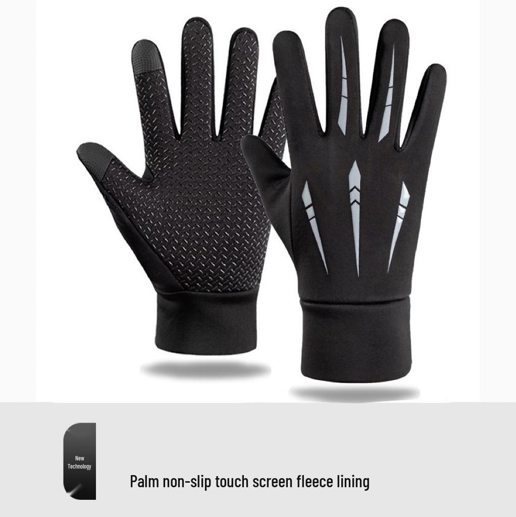 

Winter Touchscreen Cycling Gloves - Unisex, Windproof & Waterproof with Warm Velvet