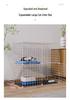 DIY Spacious Indoor Cat Iron Mesh Villa with Litter Box Space