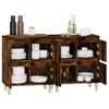 Sideboards 2 pcs Smoked Oak 60 x 35 x 70 cm Engineered Wood
