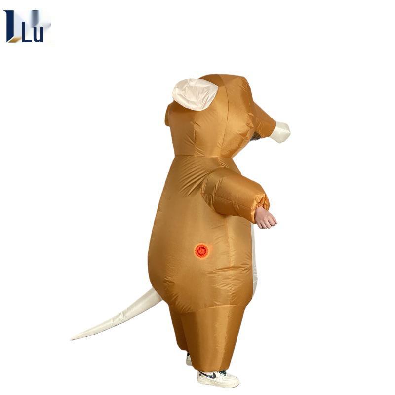 Cartoon Character Parent-Child Inflatable Costume for Holiday Parties