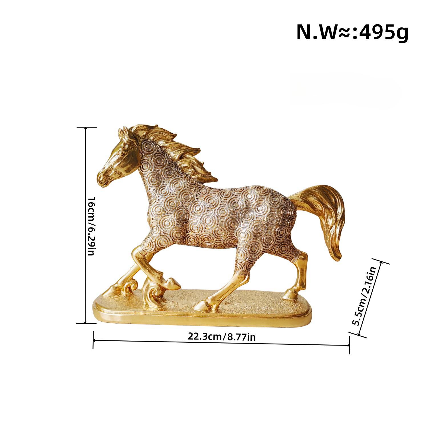 

Творческая лошадь к успеху Украшения для дома Винный шкаф Украшения для входа в офис Zhaocai Поделки Подарки на новоселье