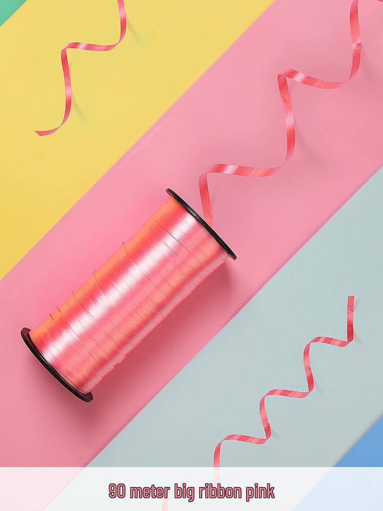 Helium Balloon Ribbon & Flower Tie for Party Decorations