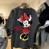 Unisex Oversized Minnie Mouse Cartoon T Shirt Women Men Vintage Short Sleeve Tee Summer Y2k Casual Streetwear Disney Print Tops