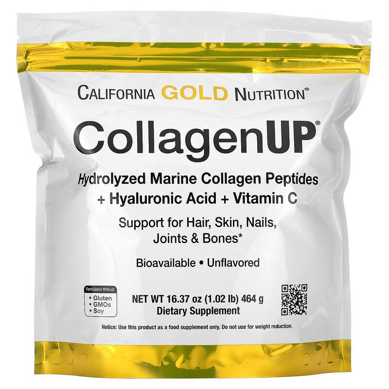 CollagenUP®, Hydrolysierte marine Kollagenpeptide mit Hyaluronsäure und Vitamin C, Geschmacksneutral, 1,02 Pfund (464 g)