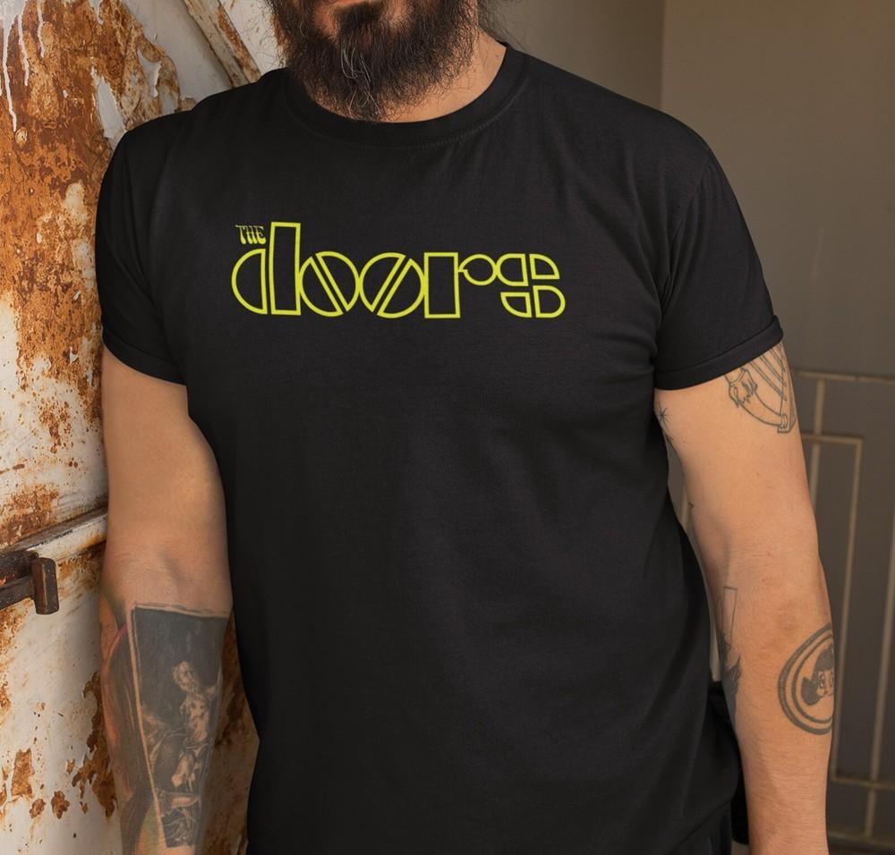 The Doors Rock Band Shirt Jim Morrison Shirt Music Lover Gif Unisex T-Shirt L