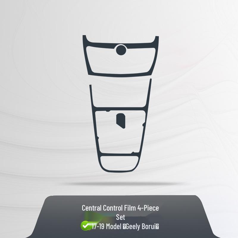 TPU Protective Film for Geely Jiaji, Borui, Dihao GL/GS, Xingyue Interior Console & Gear Shift