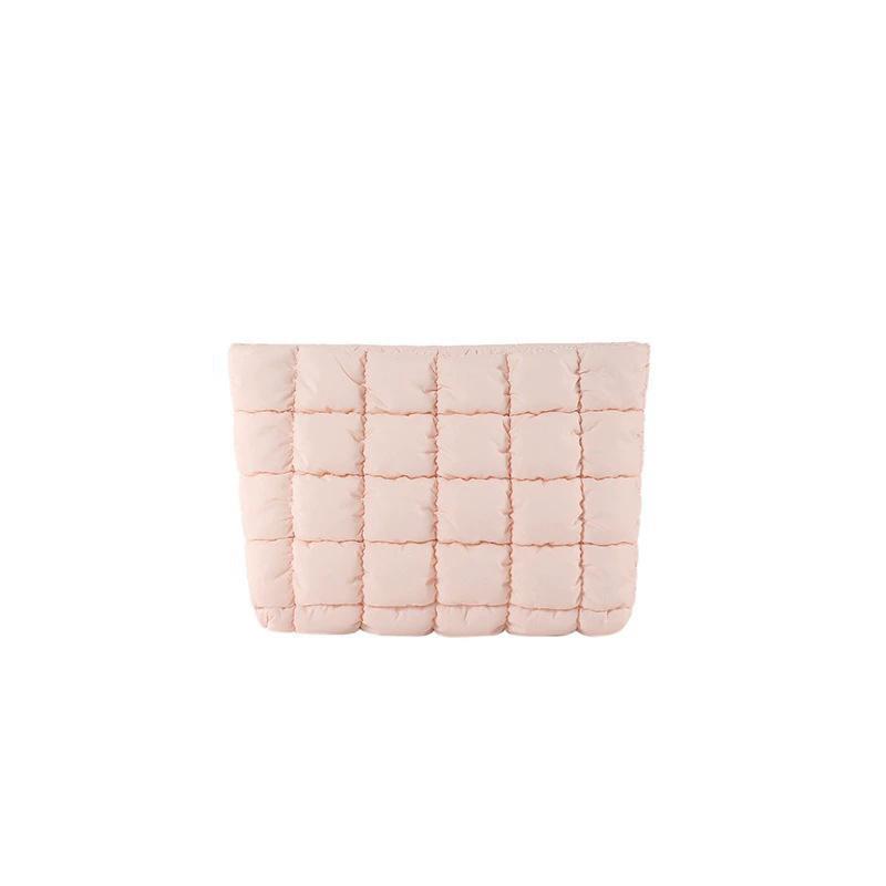 Large Capacity Quilted Clutch, Zippered Travel Storage Purse, Perfect Christmas Gift for Women