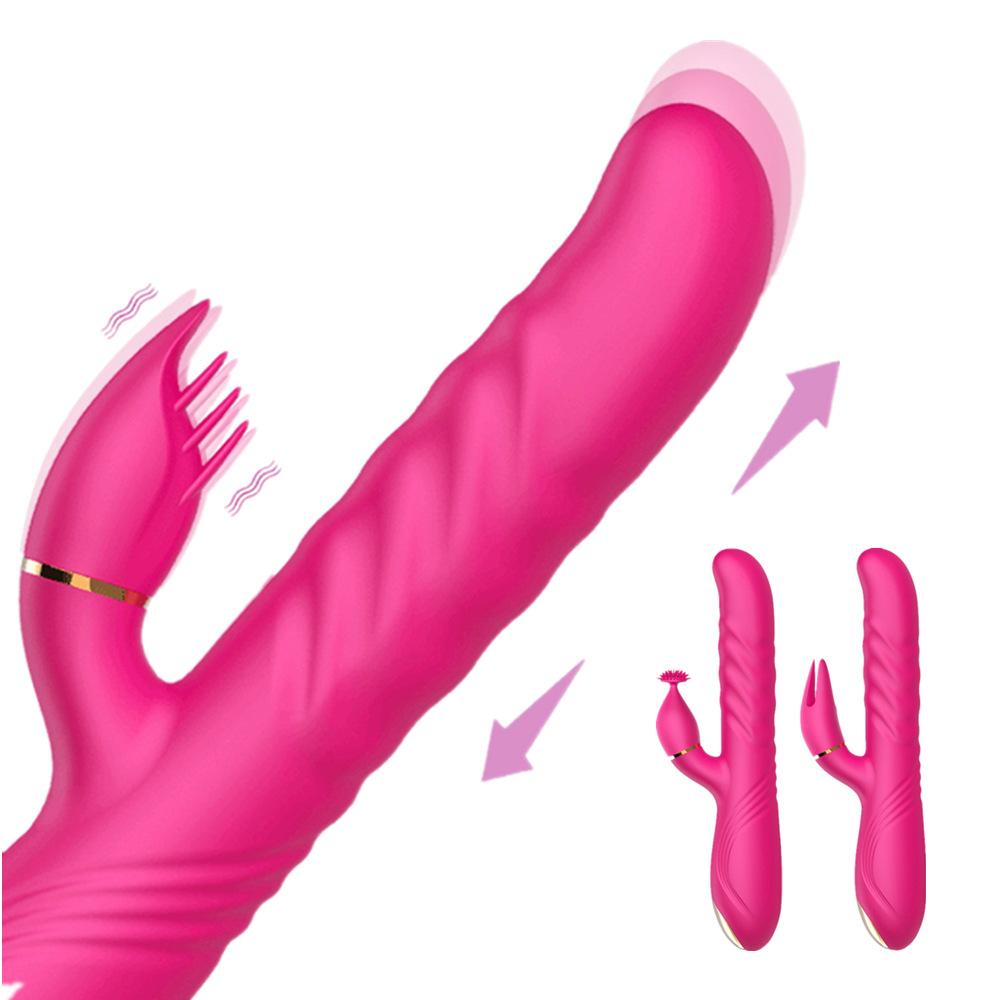 Adult Products Charging G-Spot Telescopic Vibration Massage AV Stick Multi-Head Replacement Tmall