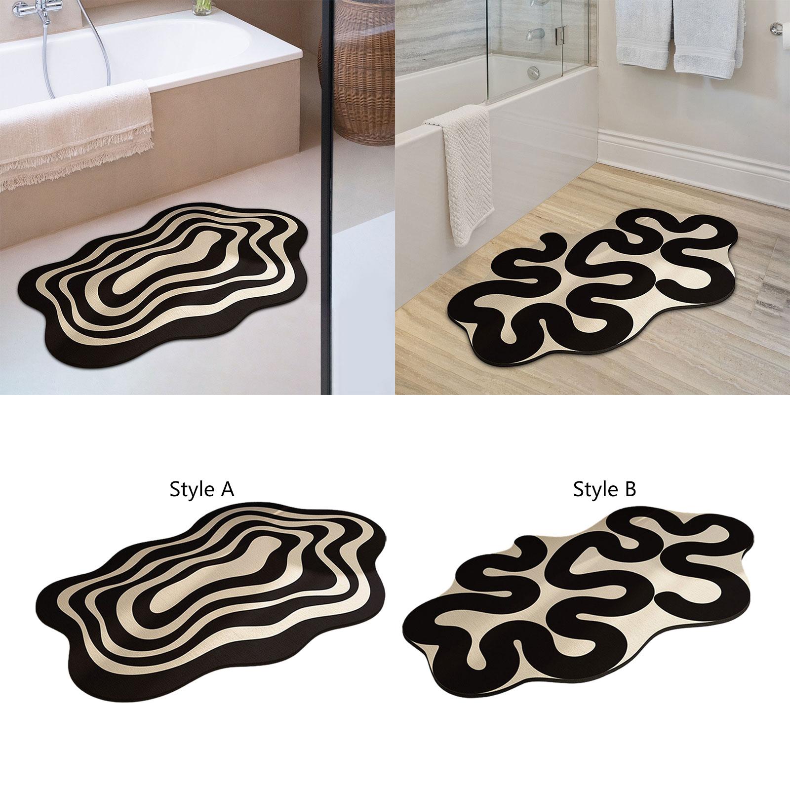 

Indoor Doormat Entrance Rug Non Slip Water Absorbent Bathroom Mat Bath Rug for Kitchen Home Hallway Living Room Decoration