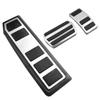 Stainless Steel Car Gas Brake Pedal AT Rest Pedal Pad for Ford Focus 2019+ Edge Lincoln Aviator LHD Modification Accessories