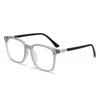 Retro Square Big Frame Blue Light Blocking Glasses - Fashionable Clear Lens