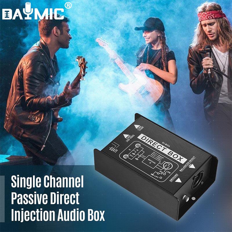 Passive DI Box Transformer for Audio Isolation and Impedance Matching