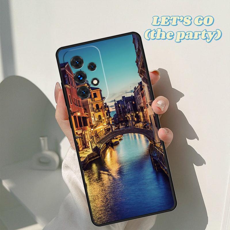 Travel italy Street Venice phone case For Samsung Galaxy A42 A31 A40 A51 A71 A32 A80 A91 A52 A72 A20e A21S A50 A70 A11 A12 Cover