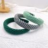 PROLY New Fashion Headband For Women Soft Sponge Houndstooth Headwear Autumn Casual Turban Hair Accessories Travel