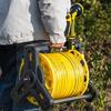 Carrello portatubo da giardino 10M~30M Tubo per innaffiare i fiori Pistola ad acqua ad alta pressione per autolavaggio Rastrelliera per tubi da irrigazione da giardino