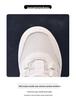 Babudou Kids' Skate Shoes 2024: Boys' & Girls' Breathable White Casuals with Button