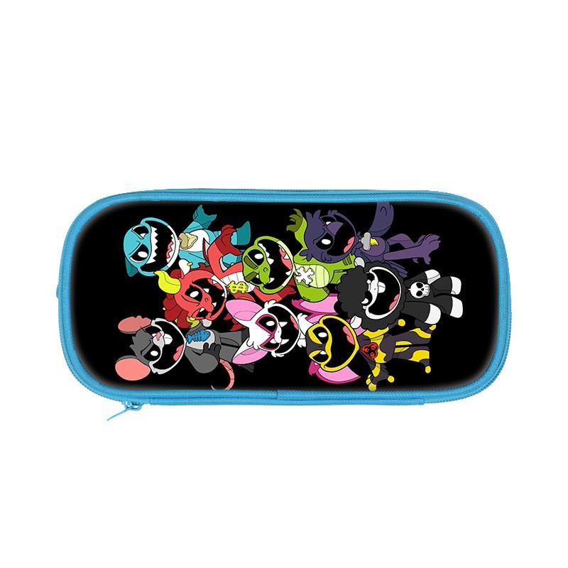Nightmare Critters Double Layer Pencil Case With Nylon Material For Students And Kids
